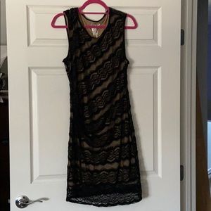 M.S.S.P Black/Nude Dress